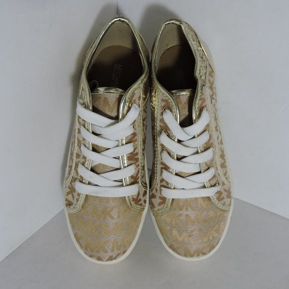 "Michael Kors" Gold Sneakers for Girls - Picture 4 of 4